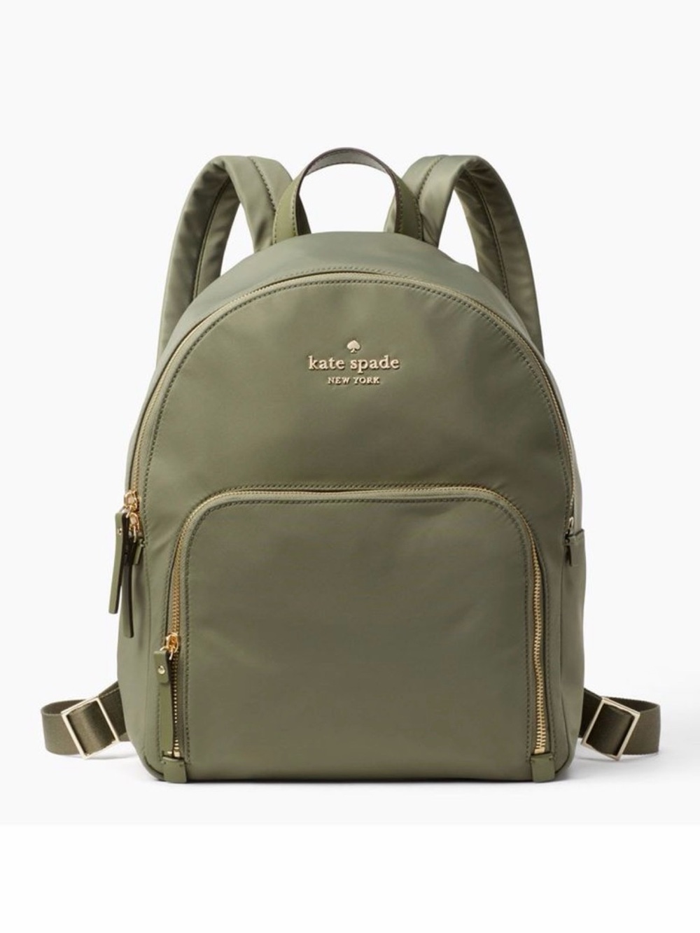 Kate Spade New York Watson Lane Hartley Olive Green Nylon Backpack NWOT